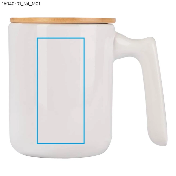 Kubek ceramiczny VIVIAN biały