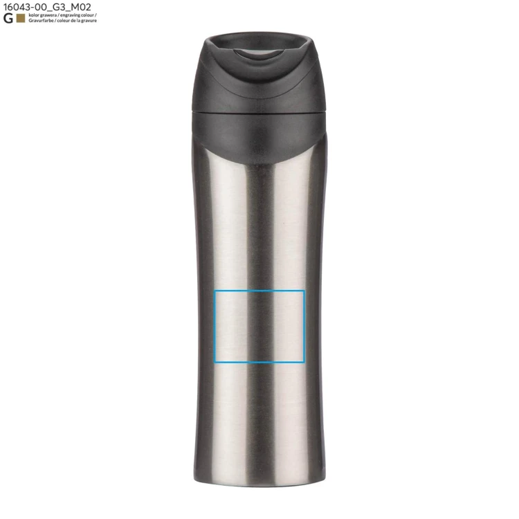 Kubek termiczny MIKE 450 ml srebrny