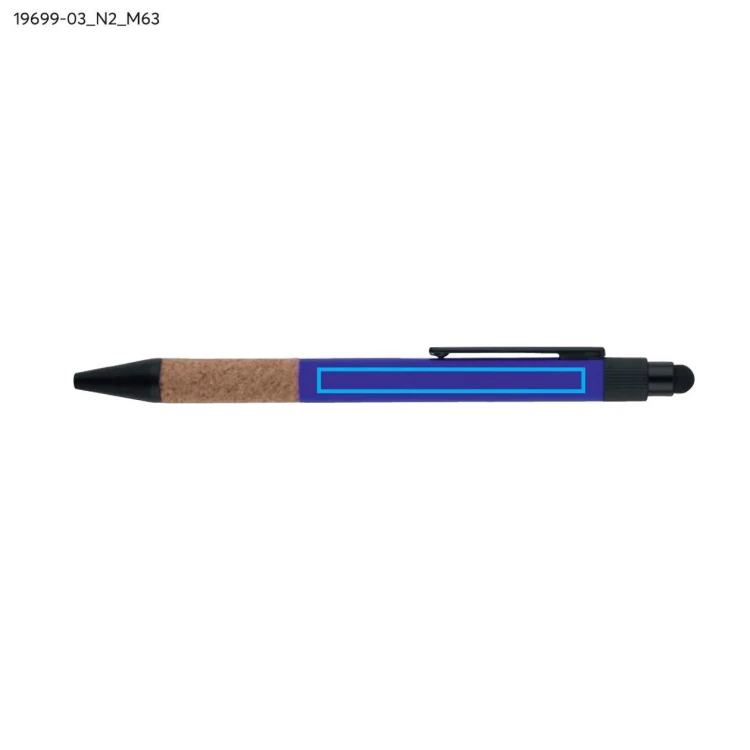 Długopis z touch pen BOSAY niebieski