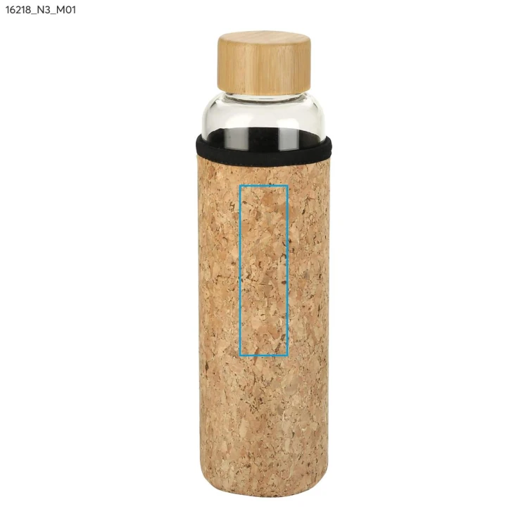 Butelka szklana VENI 550 ml przezroczysty