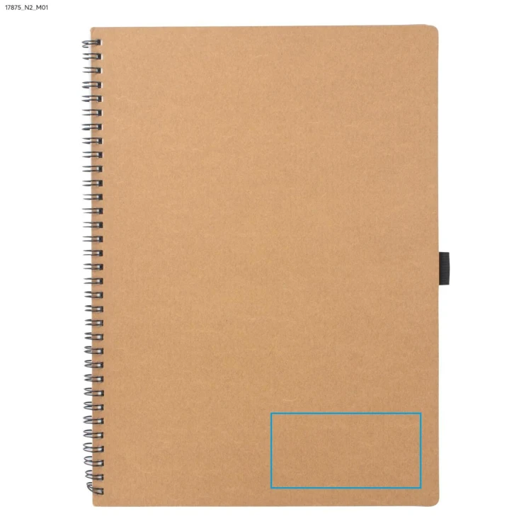 Notes STIN A4 brązowy