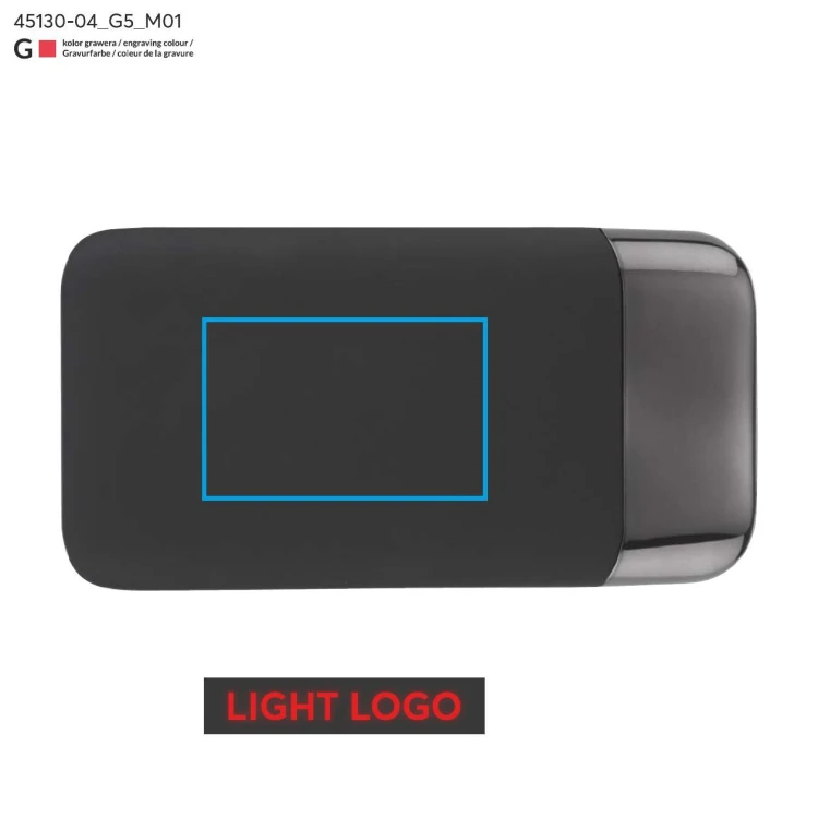 Power bank MING 8000 mAh USB-C czerwony