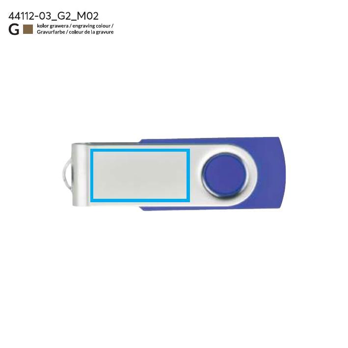 Pamięć USB 3.0 TWISTER 16 GB niebieski