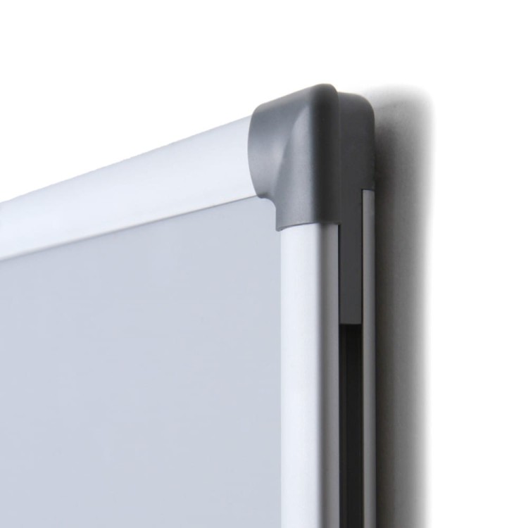 Plastikowa nakładka - Magnetyczna tablica suchościeralna SCRITTO® Economy 150 x 100 cm tablica suchościeralna magnetyczna do urzędu szkoły biura do pisania markerem pisakiem flamastrem suchościeralnym