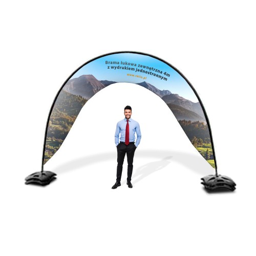 Brama zewnętrzna łukowa
