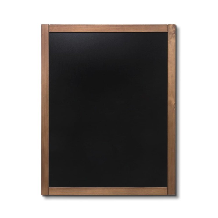 Tablica kredowa NATURA Classic Jasno brązowa 70 x 90 cm drewniana tabliczka kredowa z czarną powierzchnią do pisania markerami kredowymi