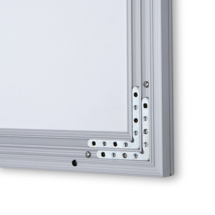 Detal - Ramka LED podświetlana PLED Economy A4 (21,0 x 29,7 cm) rama na plakat zdjęcia obraz zatrzaskowa OWZ podświetlana rama plakatowa wysokiej jakości