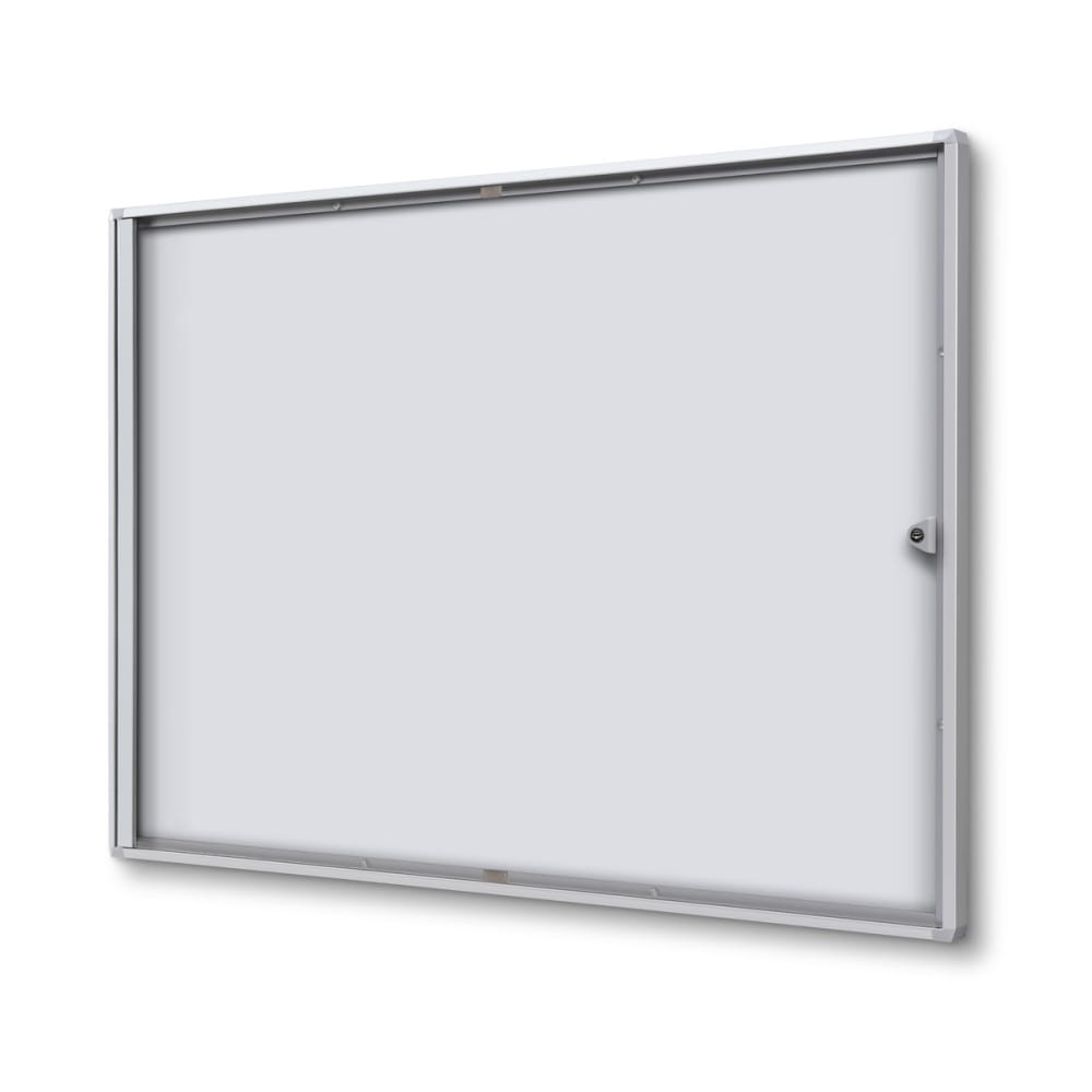 XS 8xA4 Magnetic Display Cabinet 88X61 cm with B1 Flame Retardant Certificate, Closed with a Key for Internal Use, Internal Display, Advertising Display, Information Display, Notice Board, FIREPROOF Information Board