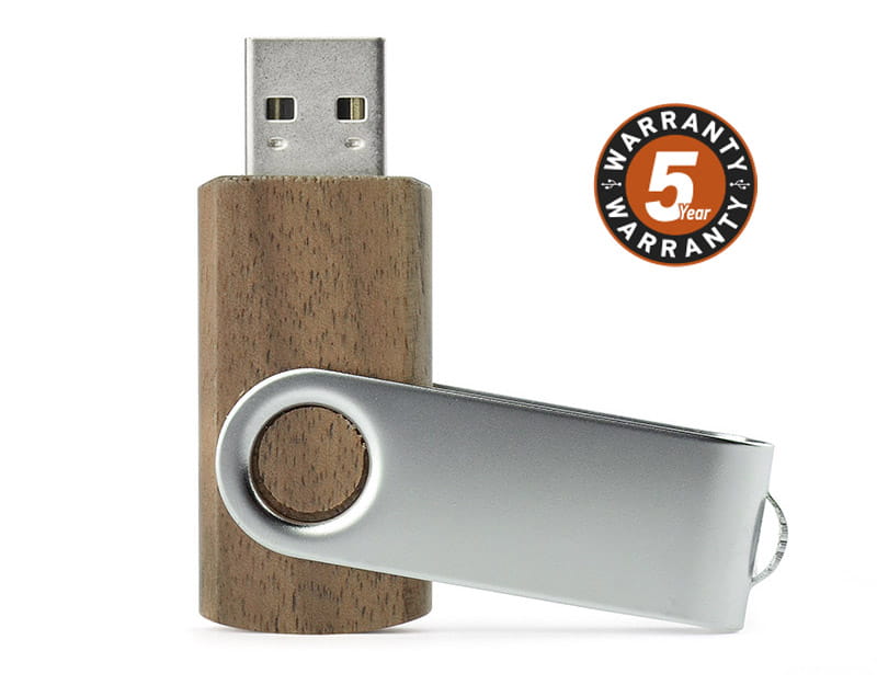 Memoria USB TWISTER WALNUT 16 GB marrón
