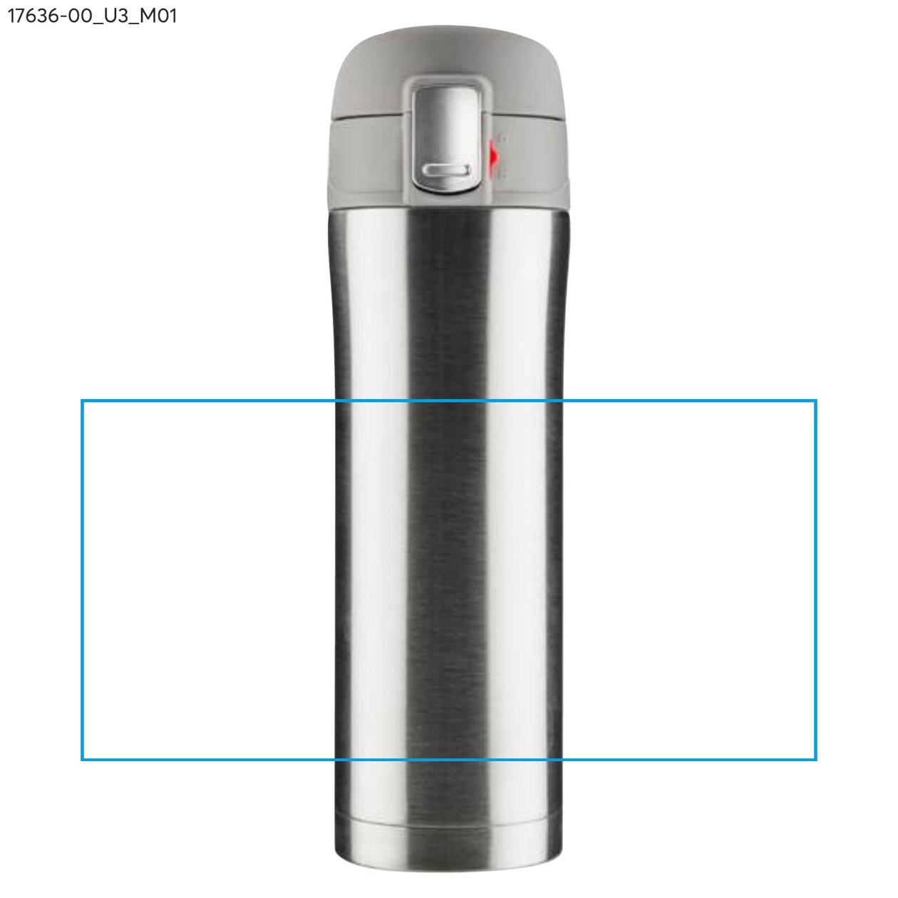 Kubek termiczny LOCK 440 ml srebrny