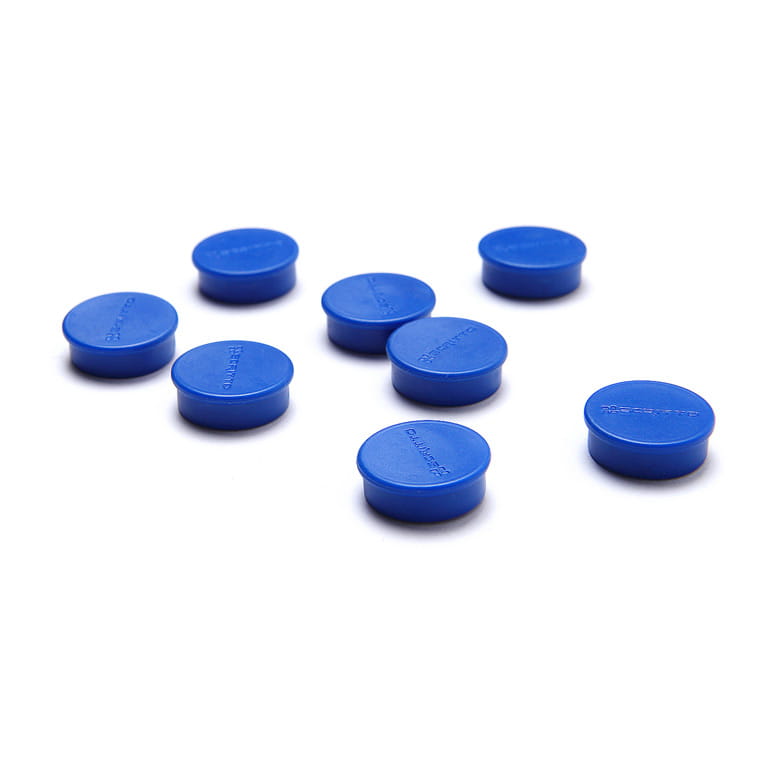 Set of 8 SCRITTO® Magnets, 20 mm in Diameter, for Magnetic Whiteboards, Whiteboard Magnets for Magnetic Whiteboards