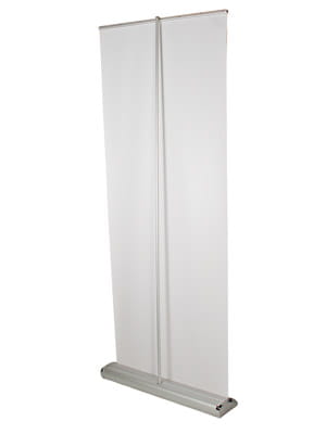 Delta Lite Classic Roll-up 85 x 200 cm rolled advertising stand with a printout