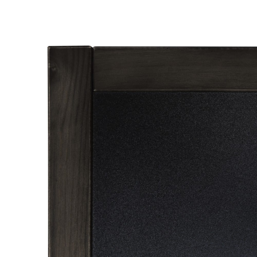 NATURE Classic Chalkboard  Black 50 x 60 cm, Wooden Chalkboard with a Black Surface for Writing with Chalk Markers