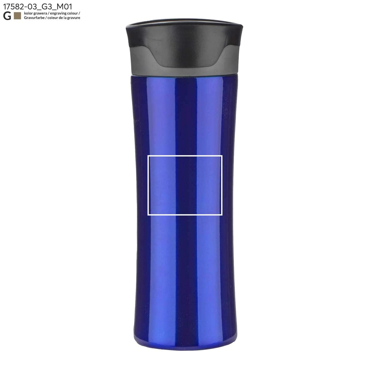 Kubek termiczny ARCTIC 400 ml niebieski