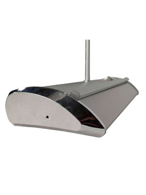 Delta Lite Classic Roll-up 85 x 200 cm rolled advertising stand with a printout