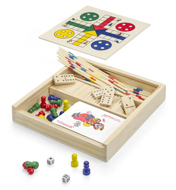 Set de juegos 4 en 1 CATRO beige (natural)