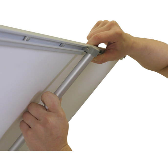 Orient Roll-up 200 x 200 cm rolled advertising stand with a printout