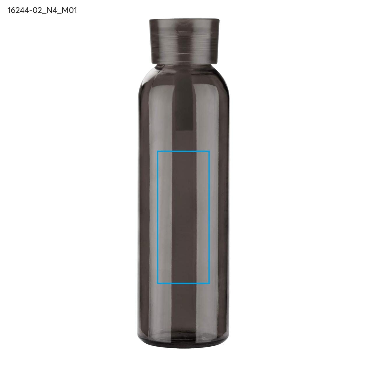 Butelka szklana VERRE 500 ml czarny