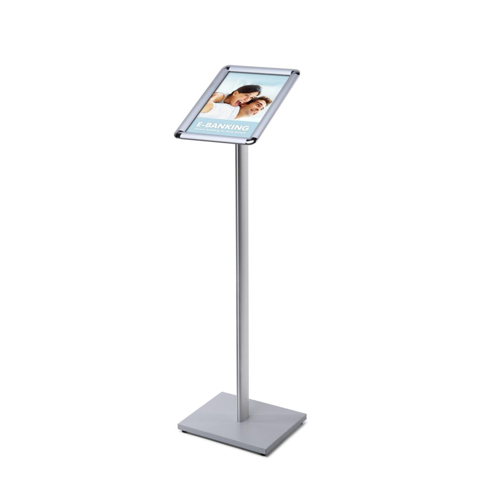 MBARD Menu Stand, A4 Frame Information Display Stand for Restaurant, Gastronomy, Hotel, Poster Stand, Menu Board with Rounded Corners