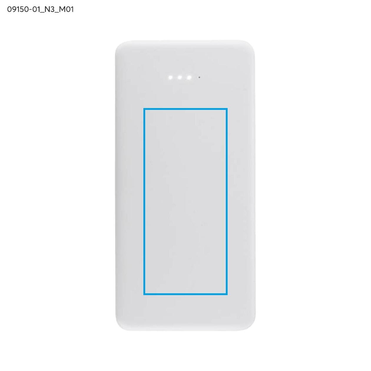 Power bank SIMPLE 10000 mAh biały
