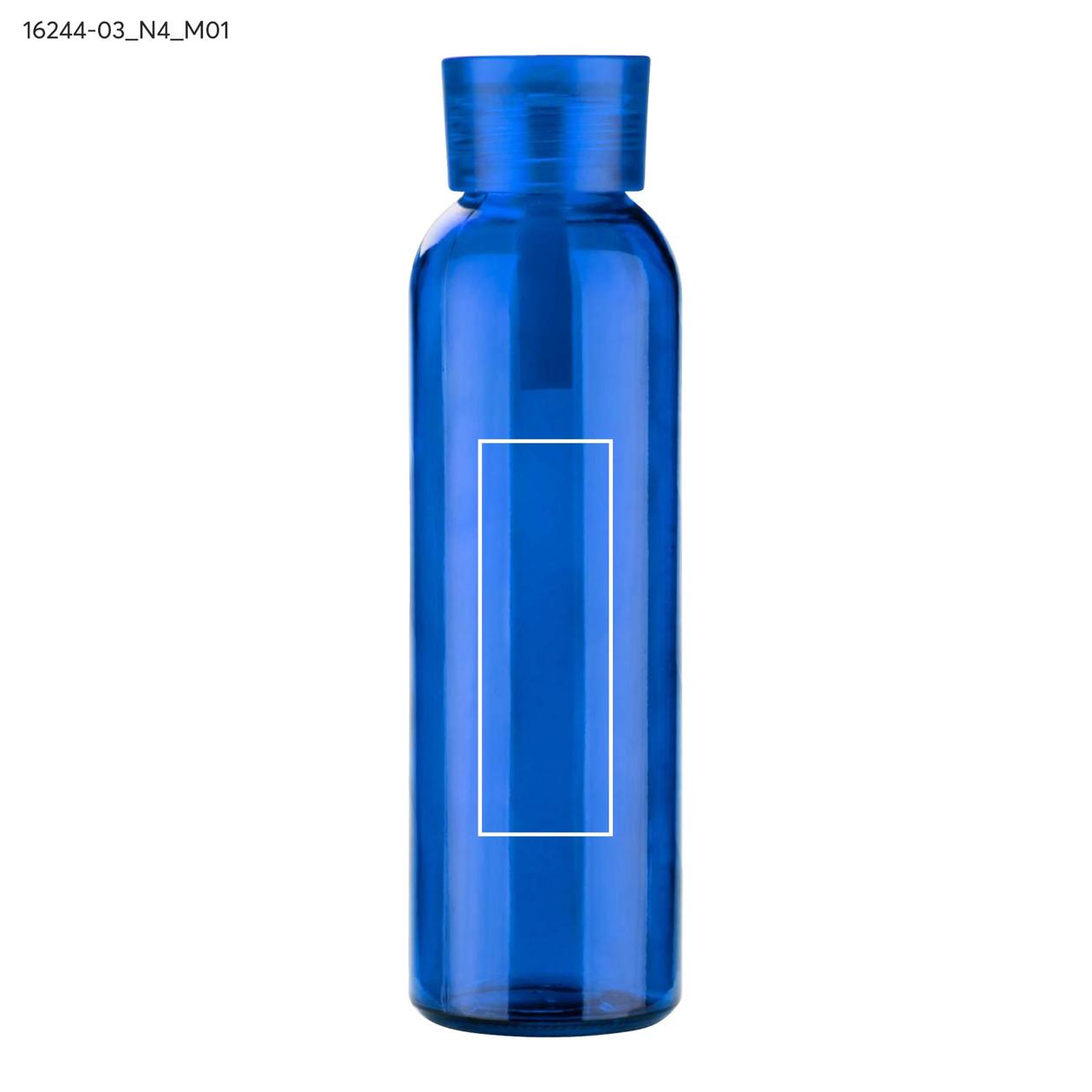 Butelka szklana VERRE 500 ml niebieski