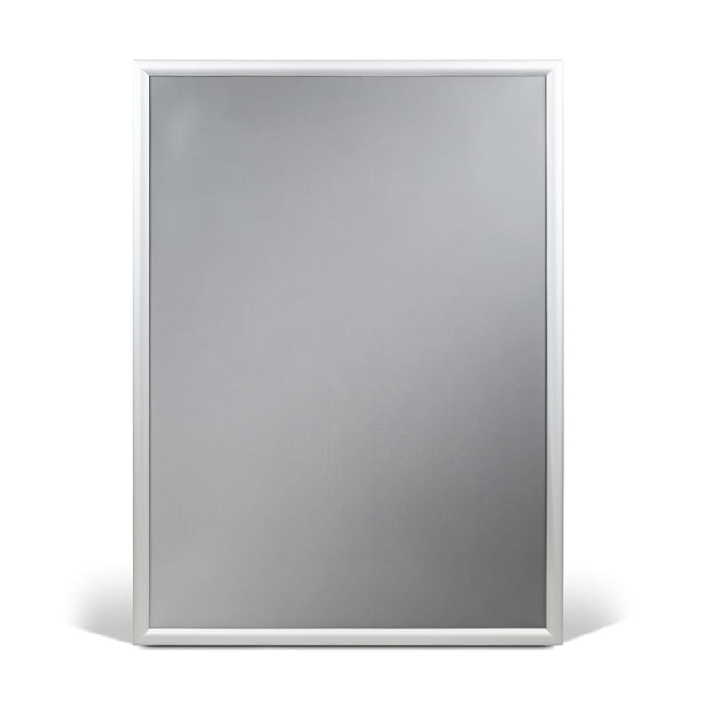 Ramka plakatowa OWZ A1 (84x59 cm) aluminiowa srebrna z prostym narożnikiem rama ramka plakatowa OWZ ścienna na plakat na zdjęcia profil 25 mm