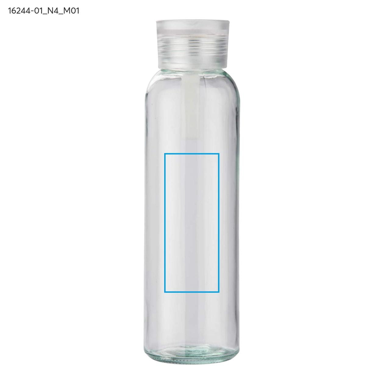Butelka szklana VERRE 500 ml biały