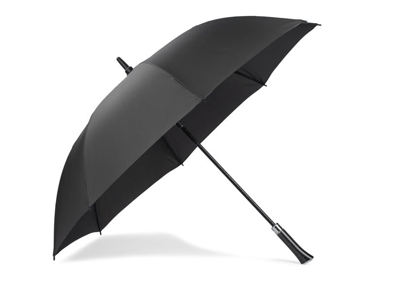Parasol DIZZES czarny z logo