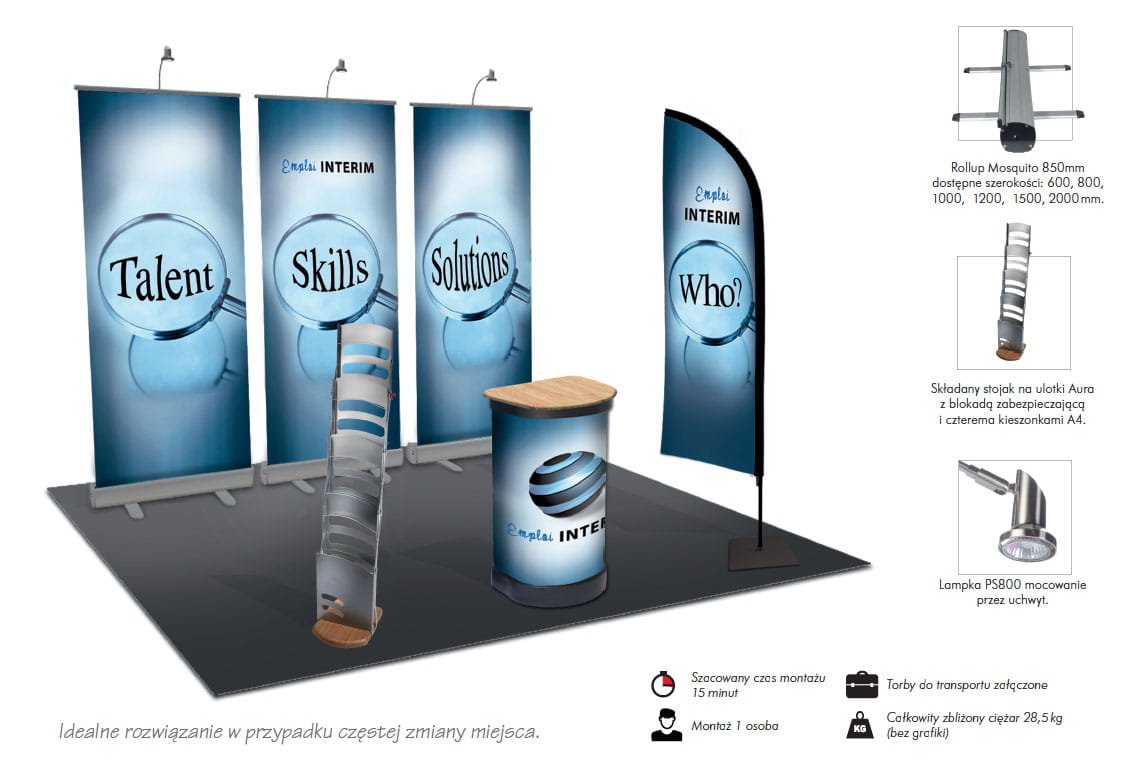 Talent 9m2 exhibition set