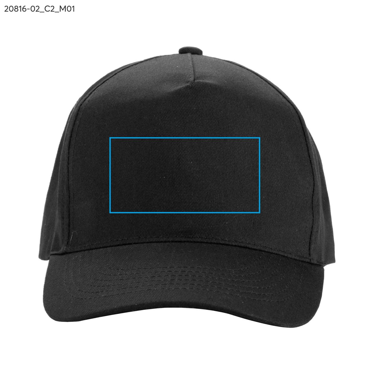 Czapka z daszkiem TORI czarny z logo