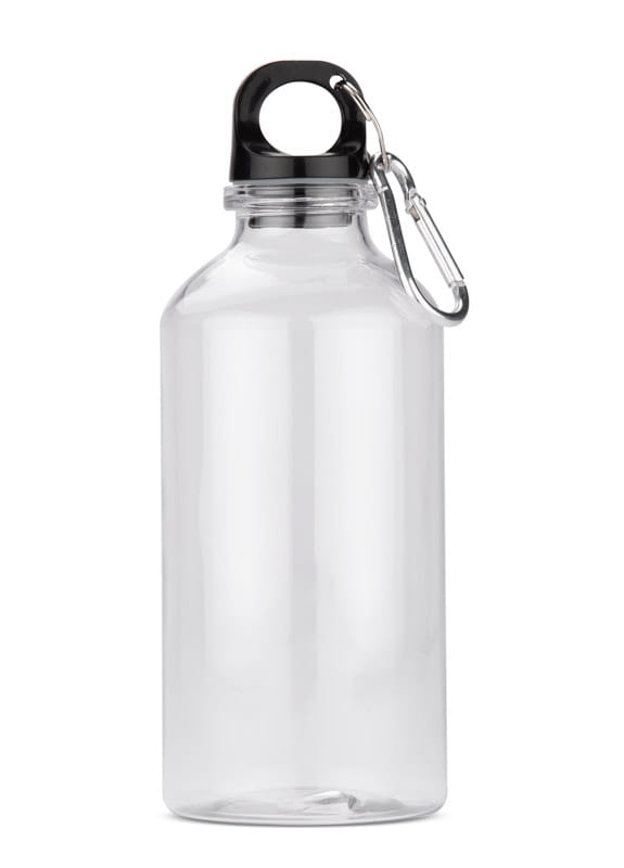 Butelka rPET TINKA 400 ml przezroczysty z logo