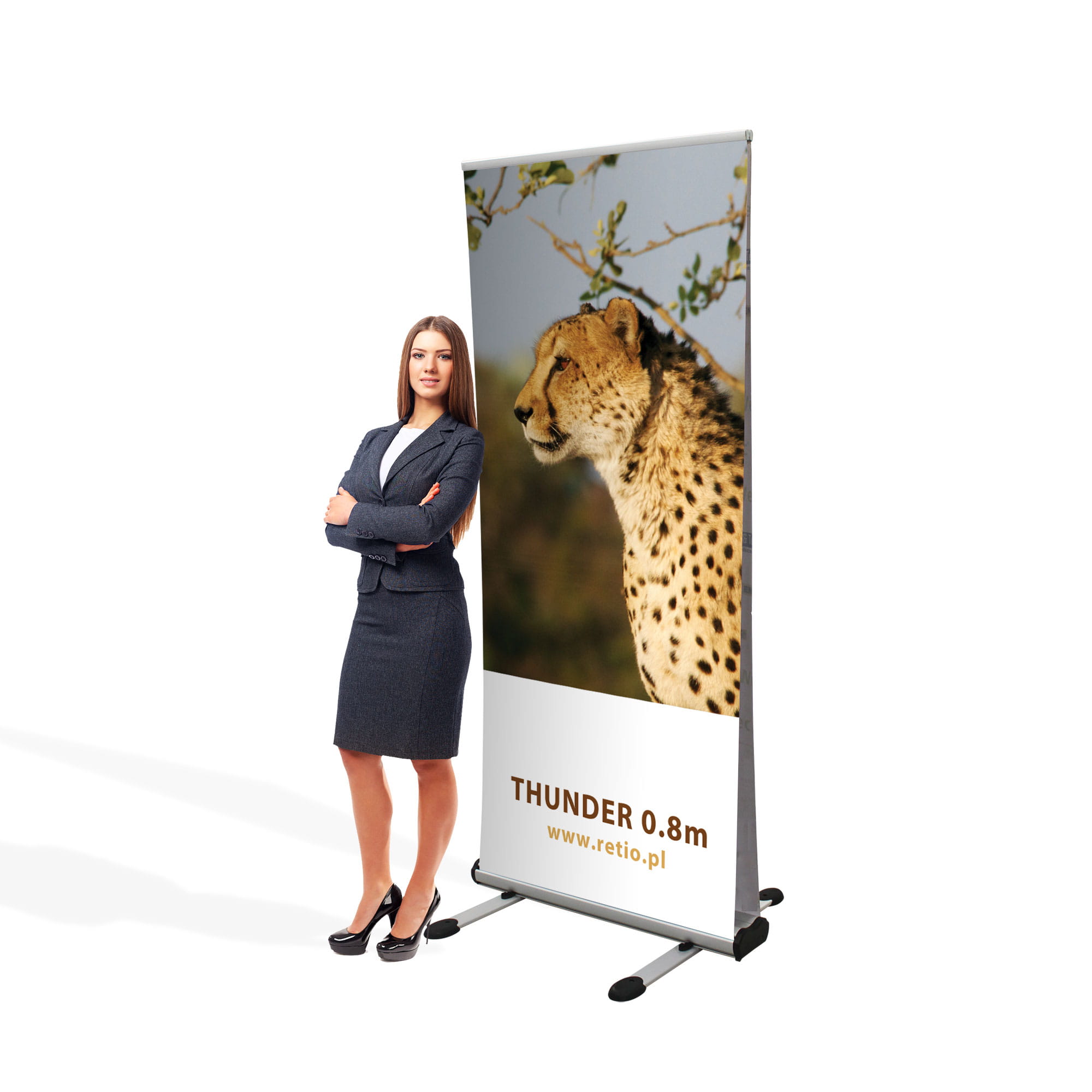 Thunder 850 mm Two-Sided Roll-up
