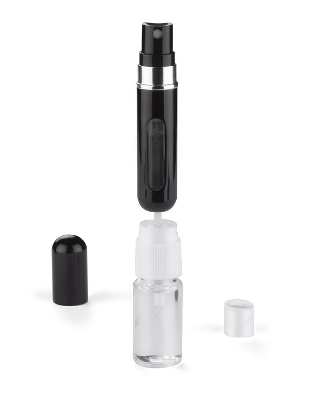 Mini perfumetka LIMA 5 ml czarny z logo