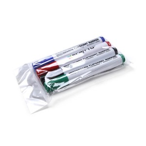 Set de 4 marcadores para pizarra borrable